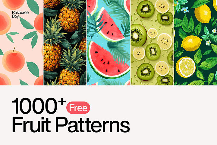 1000 FREE Fruit Illustration Patterns