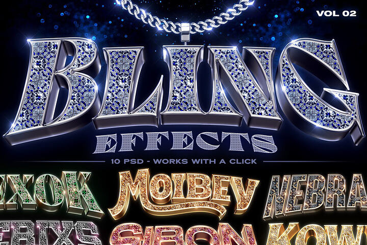 Bling Bling Logo & Text Effects 2