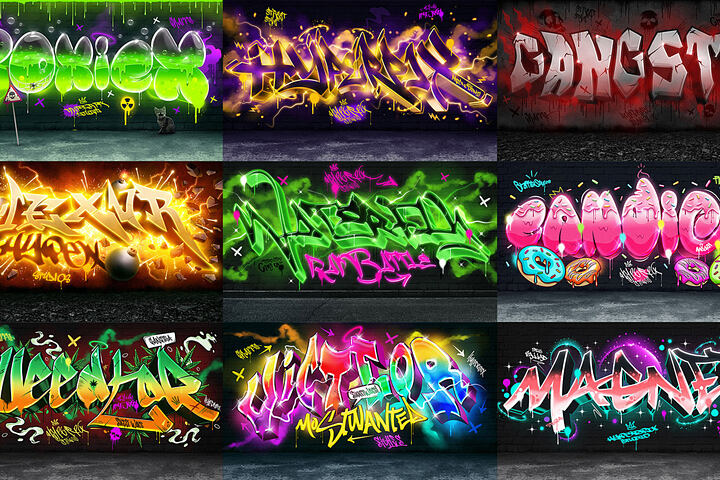 Graffiti Text Effects