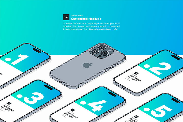 Customized iPhone 15 Pro – Free Mockup