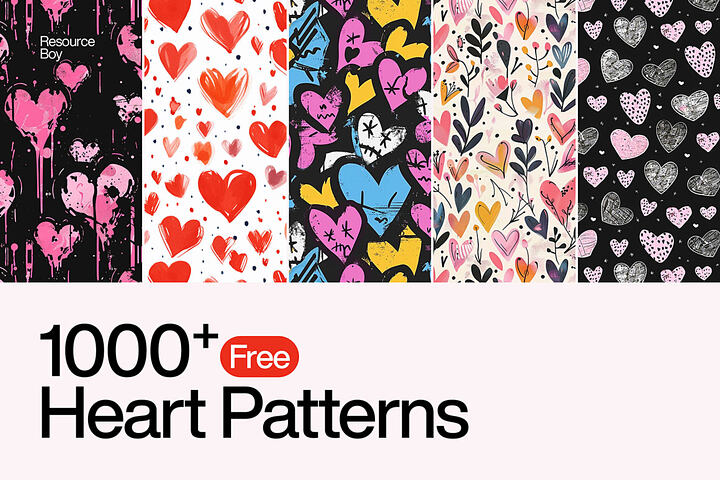 1000 Free Heart Patterns