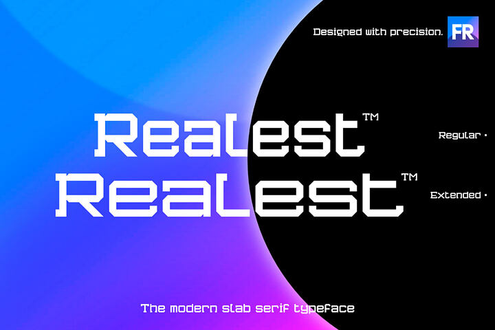 Realest Modern Slab Serif – Free Font