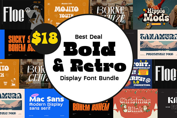 Bold & Retro Display Fonts