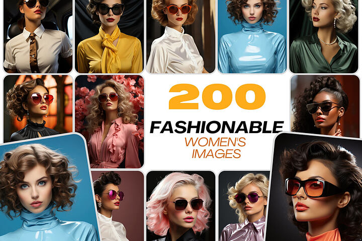 Fashionable Women – 200 Stock Images