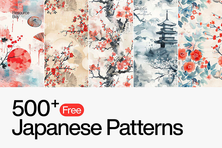 500 Free Japanese Patterns