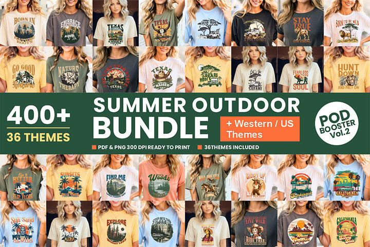 400 Outdoor T-shirt Designs