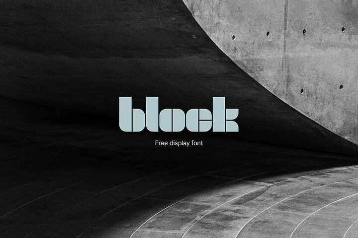 Block – Free Font