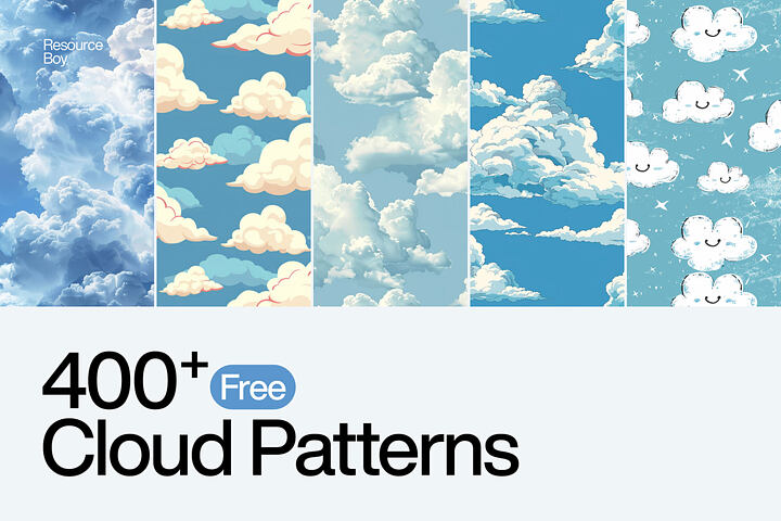 400 Free Cloud Patterns