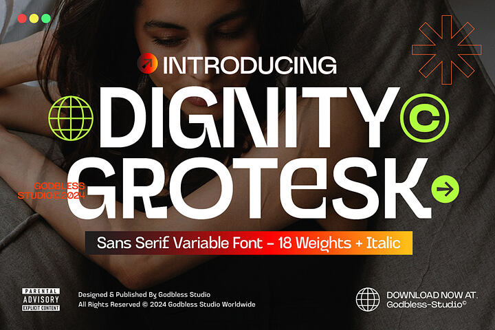 Dignity Grotesk Typeface