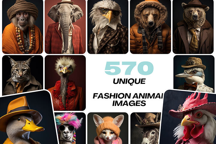 570 Surreal Fashion Animals