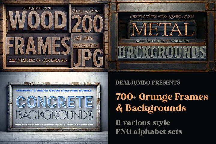700+ Grunge Frames & Backgrounds