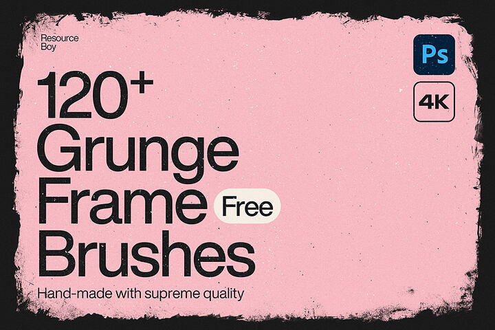 120 Free Grunge Border Photoshop Brushes