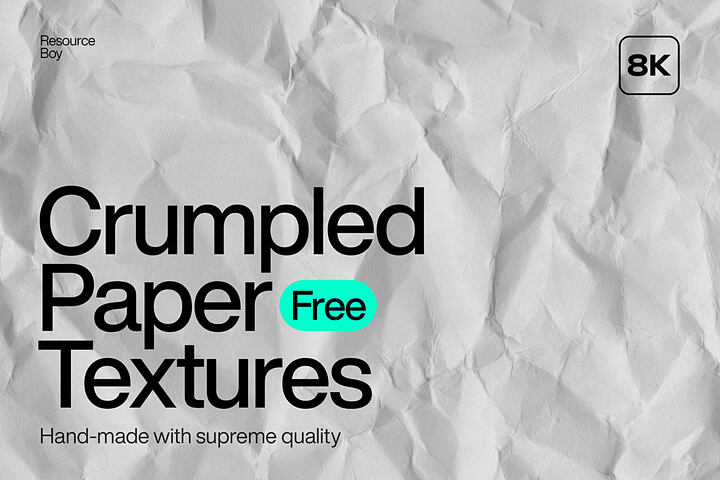 100 Free Crumpled Paper Textures