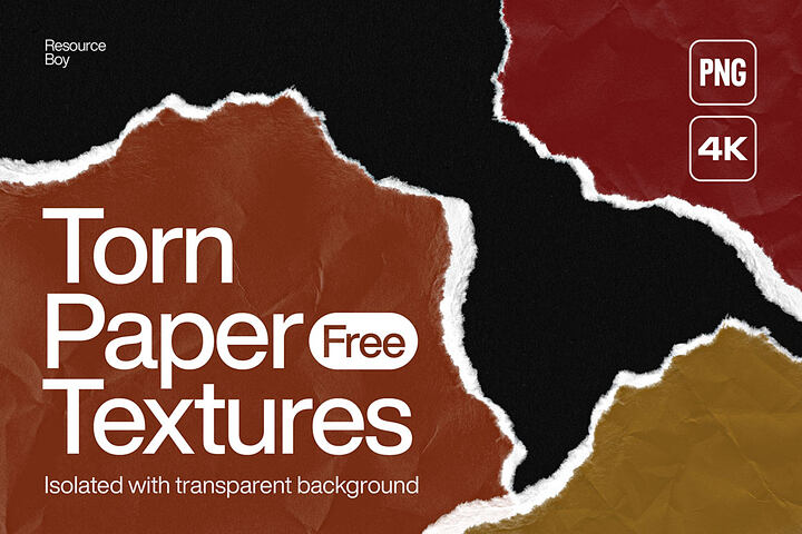 100 Free Torn Paper Textures