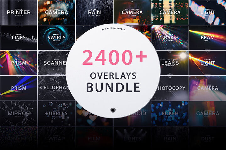 2400+ Overlays & Textures