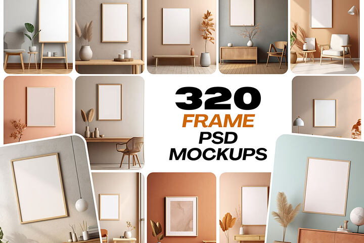 320 Scandinavian Frame Mockups