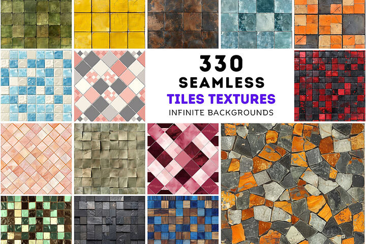330 Ceramic Tile Seamless Patterns