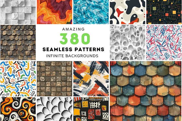 380 Cool Seamless Patterns