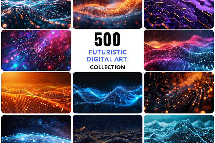 500 Tech & Futuristic Images