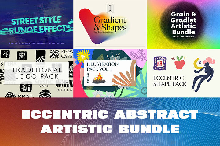 Eccentric Abstract Artistic Bundle