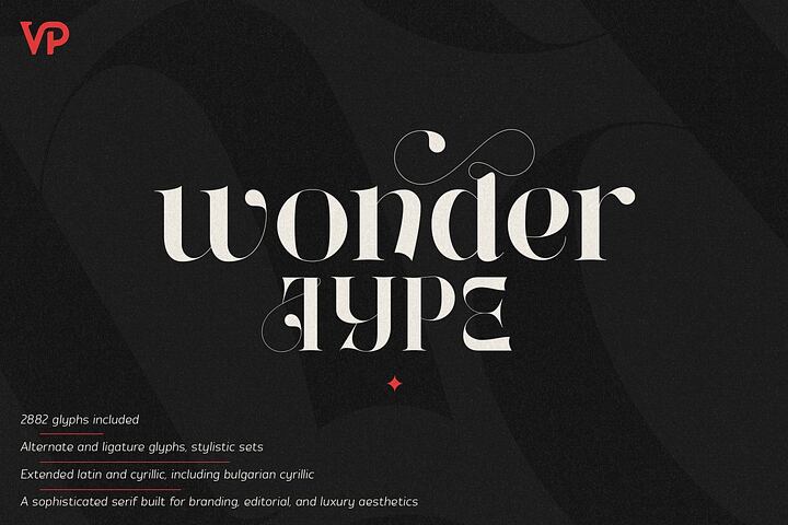 Wonder Type – High End Serif Font