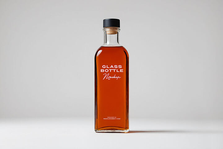 Glass Bottle – Free Mockup