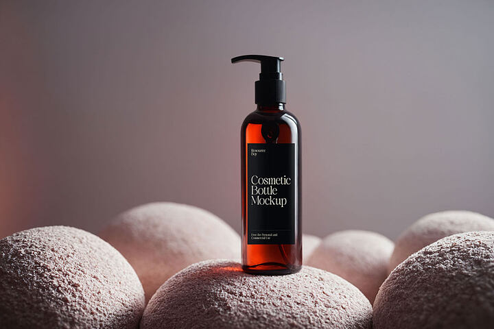 Cosmetic Pump Bottle – Free Mockup