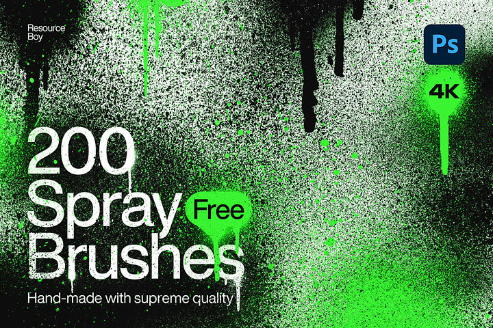 200 Free Spray Paint Brushes