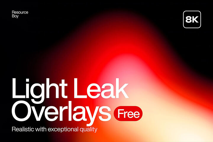 250 Free Light Leak Overlays