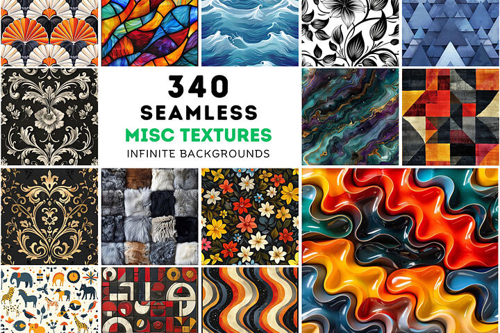 340 Various & Seamless Textures