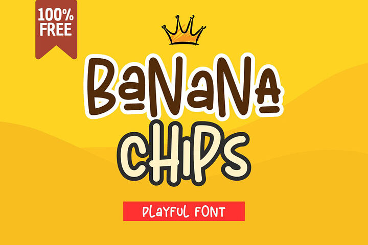 Banana Chips – Free Font