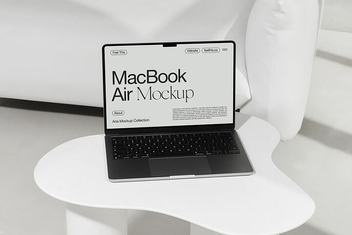 Mac Book Air – Free Mockup