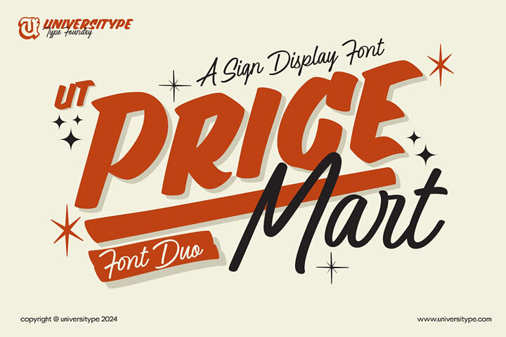 Ut Pricemart – Free Font Duo