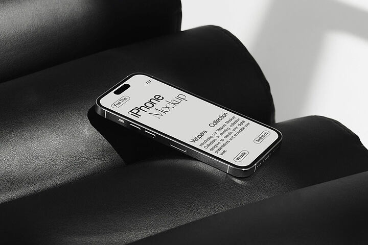 Stylish iPhone 14 Pro – Free Mockup