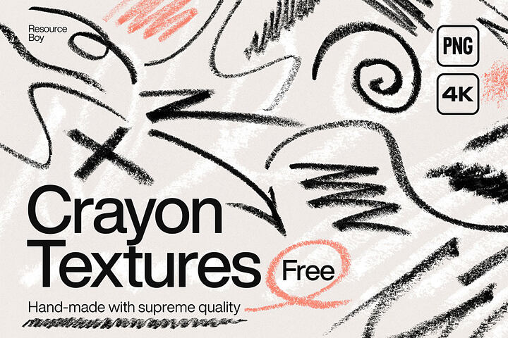 250 Free Crayon Textures