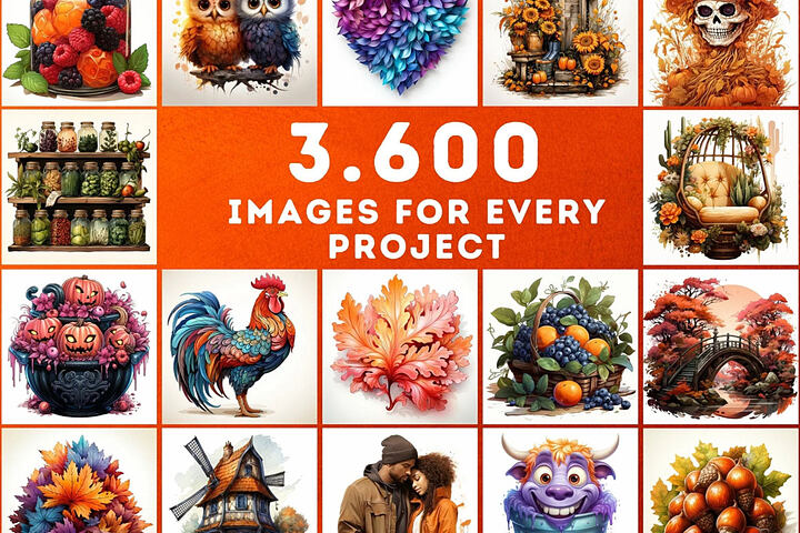 Mega Bundle – 3600 Various Images