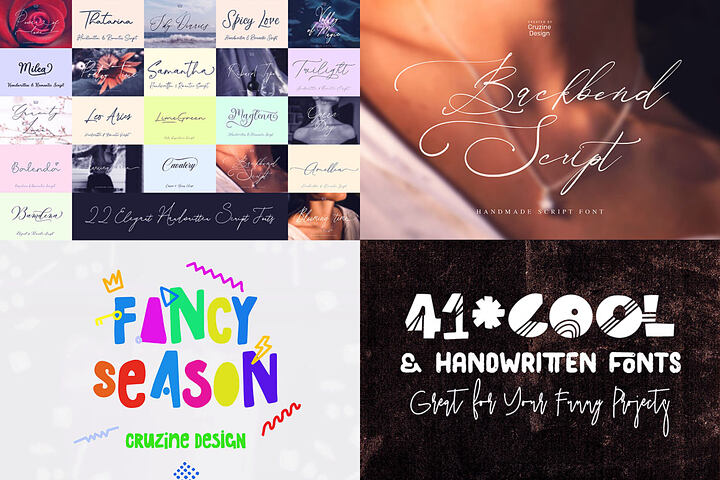 63 Stylish Handwritten Fonts