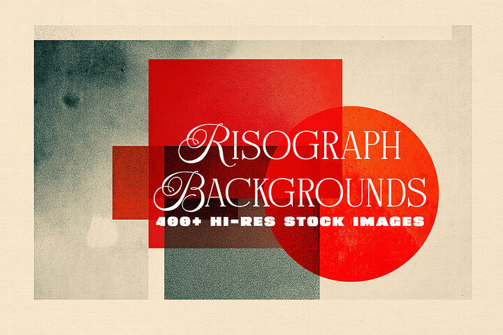 400 Risograph Backgrounds