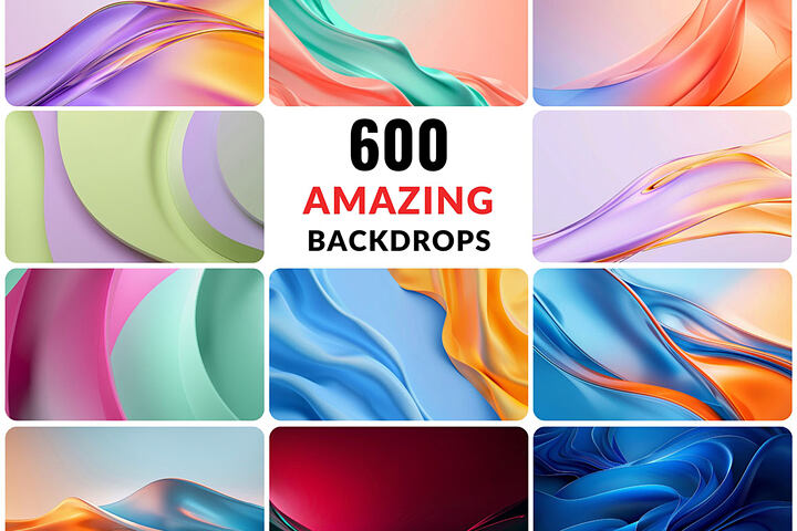 600 Digital Backdrop Backgrounds