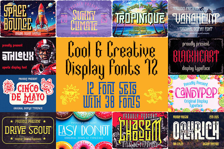 Cool & Creative Display Fonts 12