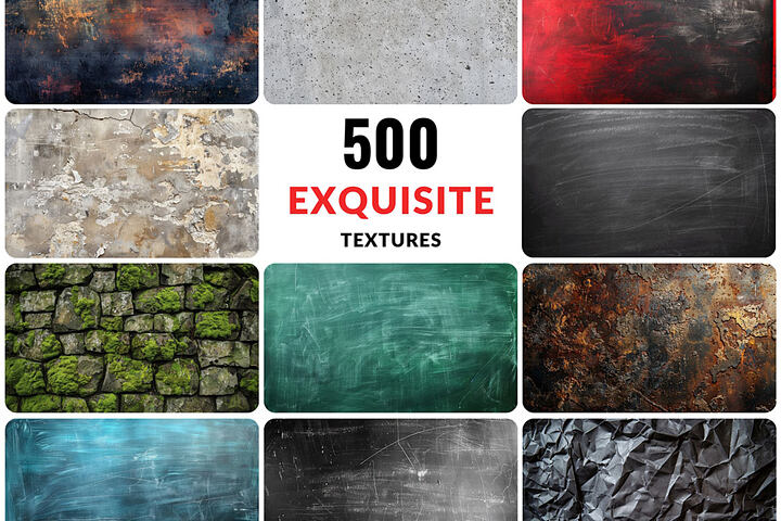500 High Resolution Textures