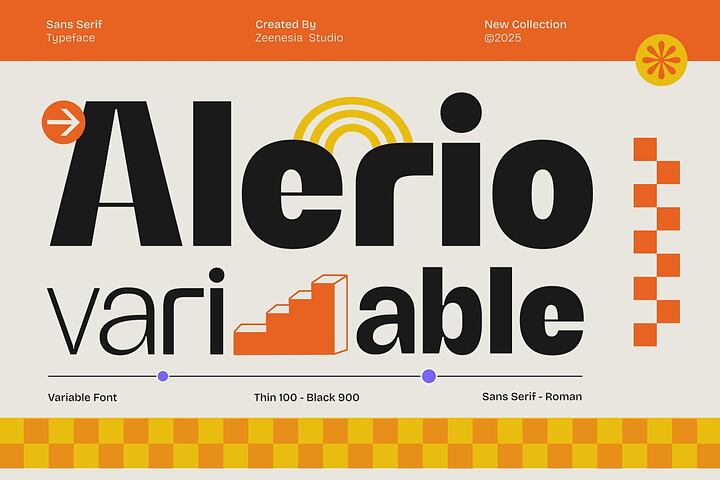 Alerio Variable Typeface
