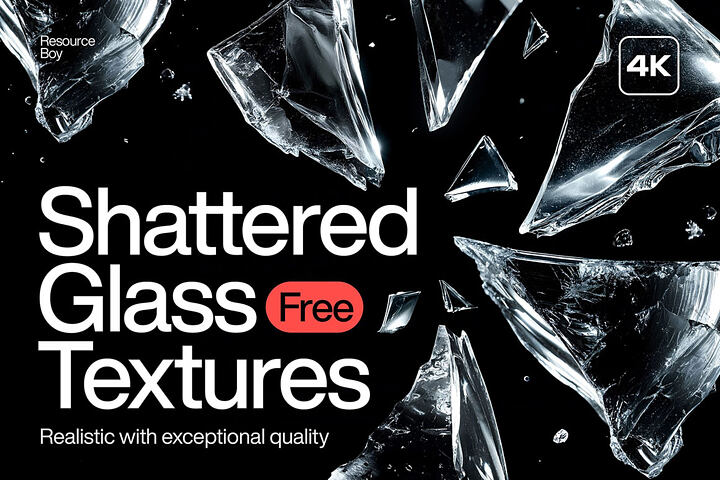 250 Free Shattered Glass Textures