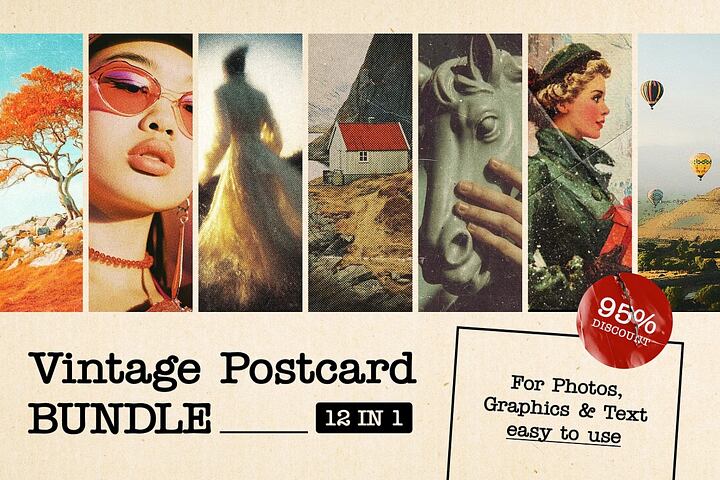 Vintage Postcard Effects Bundle