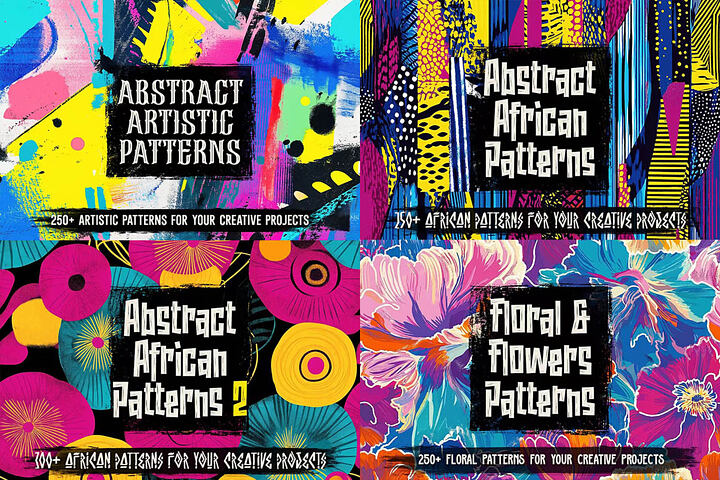 1050+ Abstract & Floral Patterns