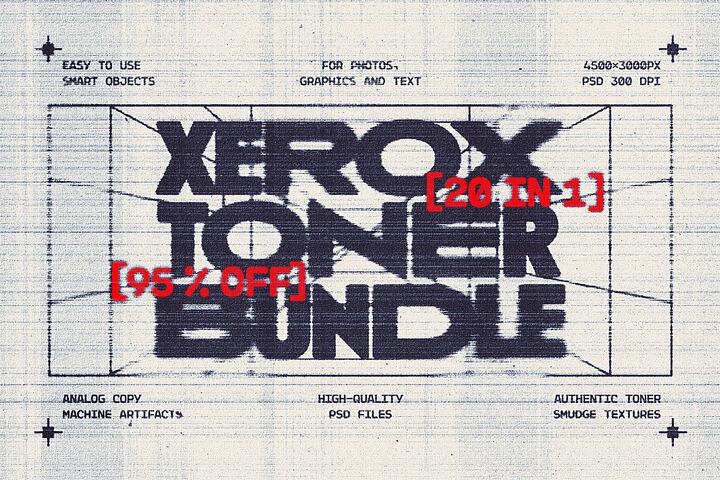 20-in-1 Xerox & Toner Effects Bundle