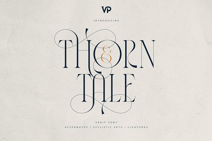 Thorn & Tale – A Refined Serif Font