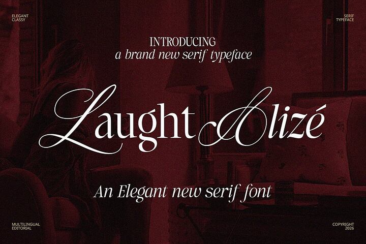 Laught Alize Serif Typeface