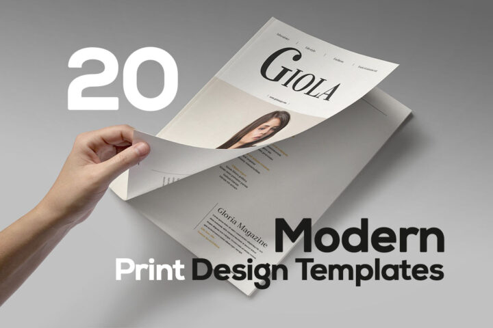 20 Modern Print Design Templates