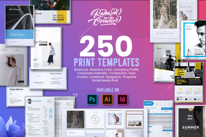 250 Print Templates